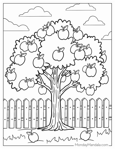 38 Tree Coloring Pages Free Pdf Printables Tree Coloring Page