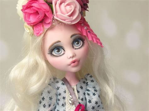 Ooak Alice In Wonderland Monster High Repaint Custom Doll Etsy Monster High Repaint Custom