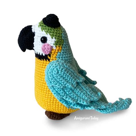 Free Crochet Macaw Parrot Amigurumi Pattern Amigurumi Today