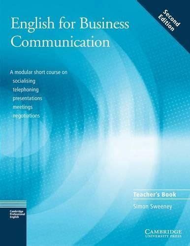 English For Business Communication Second Edition Teachers Book