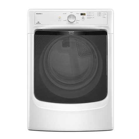 Maytag Maxima 7.4 Cu. Ft. Electric Dryer - White | PCRichard.com | MED3000BW