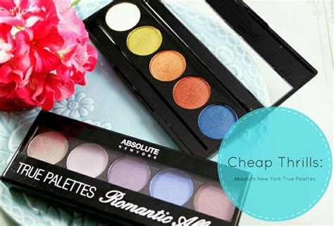Cheap Thrills Absolute New York True Palettes Review Swatches