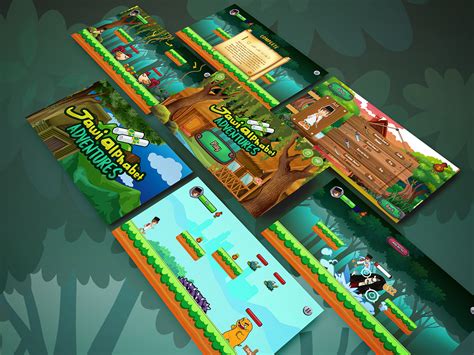 Game Design Concept Jawi Alphabet Adventures On Behance