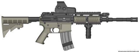 Colt M4a1 Sirs Modern Warfare 2 Holo Sight By Scarlighter On Deviantart