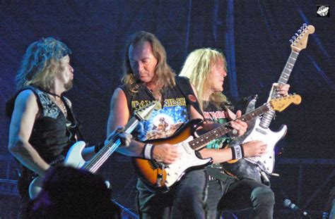Iron Maiden Adrian Smith Dave Murray And Janick Gers A Photo On