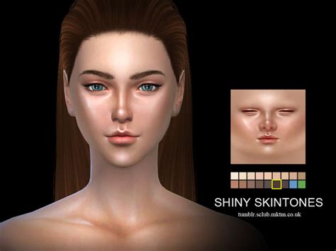 Shiny Skintones F10 By S Club Wmll At Tsr Sims 4 Updates
