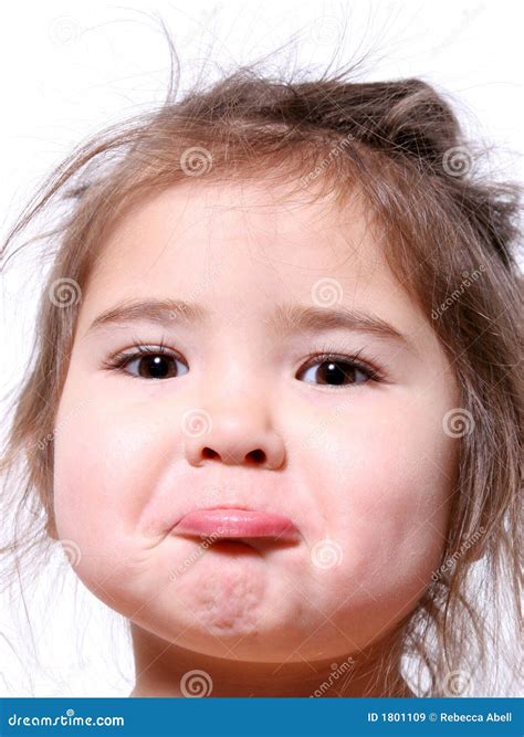 Little Girl Pout Royalty Free Stock Images Image 1801109