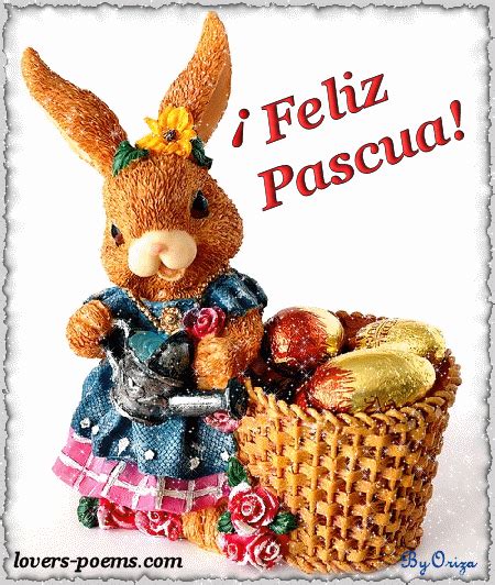 The perfect felicespascuas diafestivo lindo animated gif for your conversation. Feliz Pascua conejita con cesta - Imagenes y Carteles