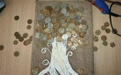There is one reward with tree icon called money. Money tree of coins. How to make handmade gift for friends ...