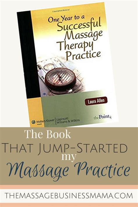 a book to jump start your massage practice massage therapy business massage business massage