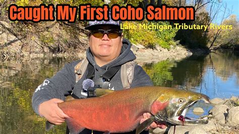 Lake Michigan Tributary Coho Salmon Run Fly Fishing We Found The Pod