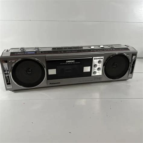 VINTAGE PANASONIC RX F Ambience Boombox AM FM Radio Cassette Player