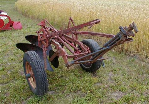 Ih Red 2 Bottom Trip Plow With Spoke Wheels For Sale
