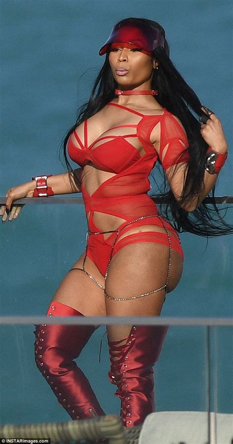 Curvy The 34 Year Old Wore An All Red Outfit That Exposed Every Inch Of Her Curvaceous Body