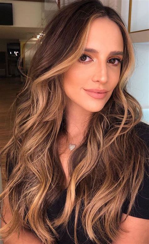 If you have medium brown hair or even a blonde base, then caramel highlights will offer a soft glow that is sophisticated and exclusive. 15 Chocolate brown hair color with caramel highlights ...