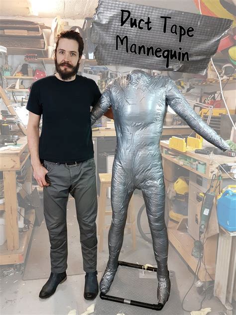 Duct Tape Mannequin 8 Steps With Pictures Instructables