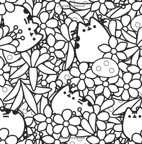 Pusheen Kot Coloring Pages Pusheen Kot Mewarnai Alat Komunikasi