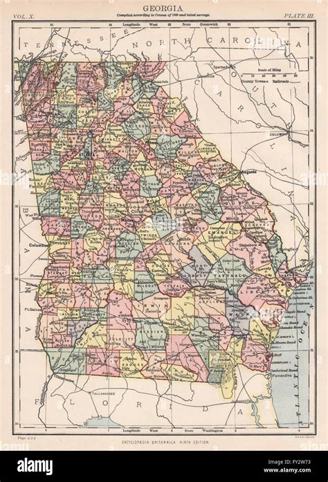 Atlanta Georgia Counties Map