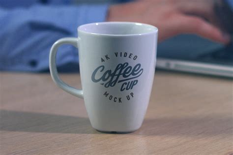4K video coffee mug mock-up +psd | Creative Print Mockups ...