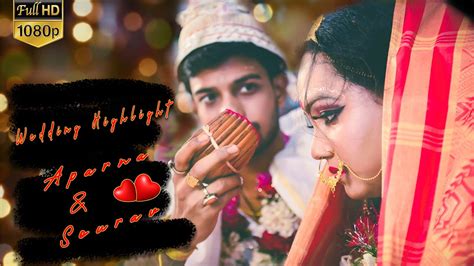 Aparna And Sourav Wedding Highlight 2020 Full Hd 1080p 1 1 Youtube