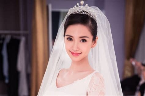 #angelababyct #angelababy #안젤라베이비 model female models angelababy celebrity style dresses white dress fashion outfits chinese. Angelababy Looks Like a Princess in Her Dior Wedding Dress