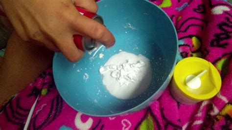 How To Make Foamy Slime With Just Detergent Glue And Shaving Cream Youtube