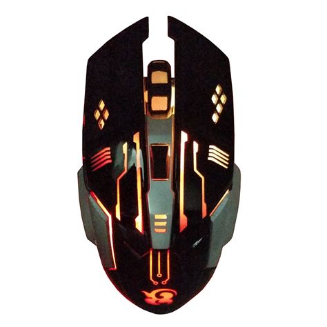 100 3200dpi 7 Led Optical 6d Button Usb Wired Game Mouse Professional