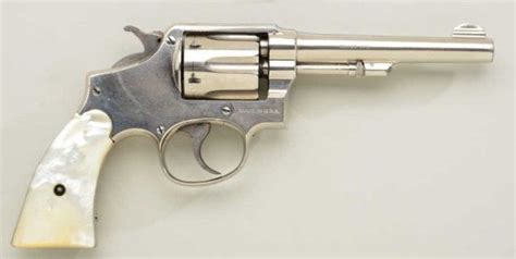 Smith And Wesson Hand Ejector Da Revolver 32 20 Cal 5 Barrel Nickel