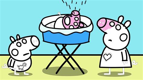 Coloring Pages Peppa Pig Coloring book Peppa Pig Baby Alexander can't
