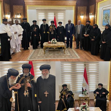 ‘patriarch Abune Kerlos Cyril Begins His Visit To Egypt Orthodoxy