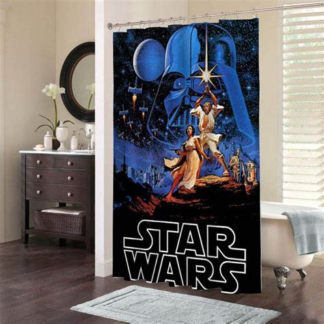 Retro Star Wars Shower Curtain Special Custom Shower By Maokemprit