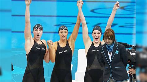 Olympic Usa Win Gold In 4x200 Freestyle Relay News18