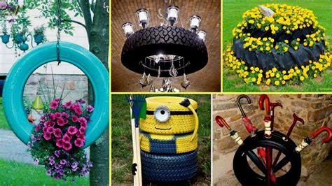 Diy Creative Ideas To Recycle Old Tires Home Decor And Organization