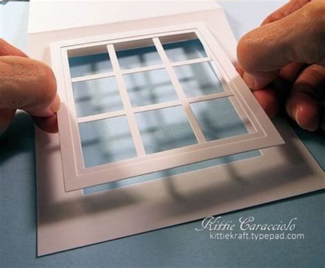 I was so thrilled with the result, i made a video which i uploaded this morning! Shadow Box Tutorial | Frame card, Window cards, Card box