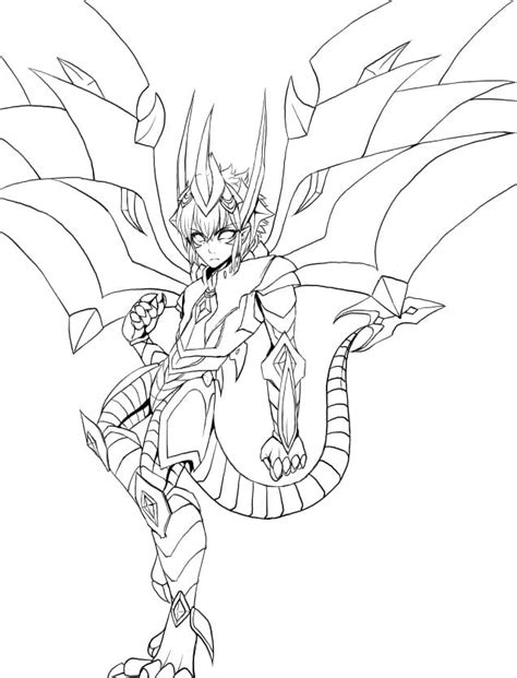 Maxus Dragonoid Coloring Pages