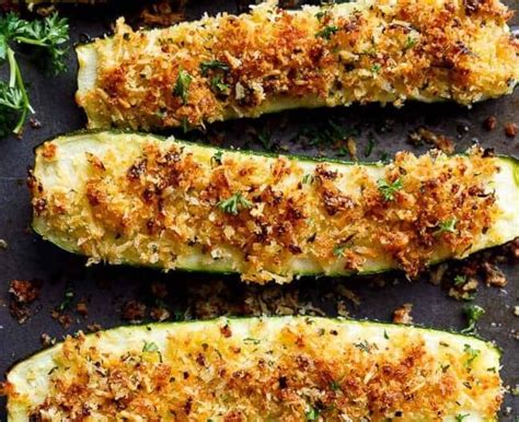 Does baked zucchini taste like fried zuchinni. Crispy Parmesan Zucchini - By the Recipes