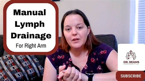 Manual Lymph Drainage For Lymphedema In Right Arm Youtube