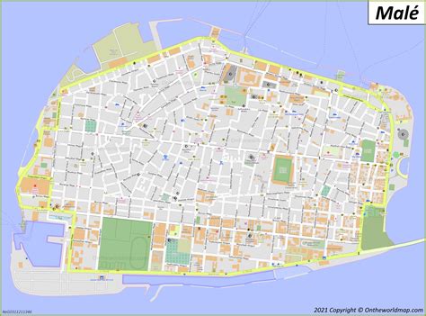 Malé Map | Maldives | Detailed Maps of Malé