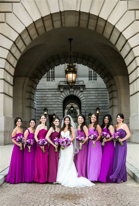 Purple Bridesmaid Dresses