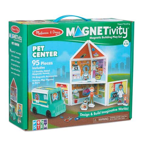 Teachersparadise Melissa And Doug Magnetivity Magnetic Building Play