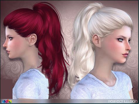 Anto Perfect Illusion Hair Re Texture Simlish Designs