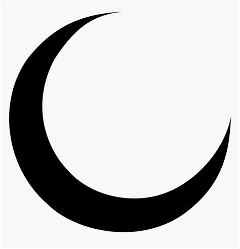 Half Moon Silhouette At Getdrawings Crescent Moon Png Transparent