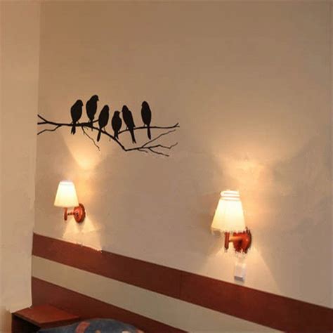 Removable Birds Branch Tree Wall Stickers Home Art Decals Diy Living