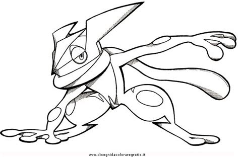 Pokemon 05 nel più grande archivio di disegni da colorare. Kleurplaat Pokemon Greninja