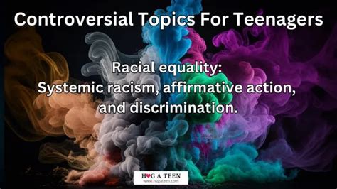 250 Controversial Topics For Teenagers To Debate