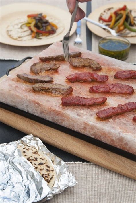 A Himalayan Pink Salt Slab That You Can Actually Heat Up And Cook On