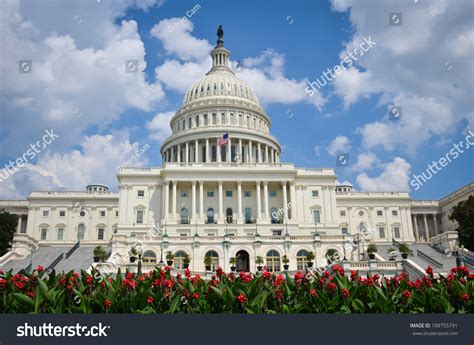 The mayor of washington dc called for the support of police forces in neighboring states as well as the national guard. Washington Dc Us Capitol Building Cloudy Stock Photo ...