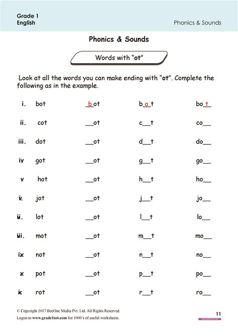 Grade 1 English Worksheets Pdf Free Printable Worksheet