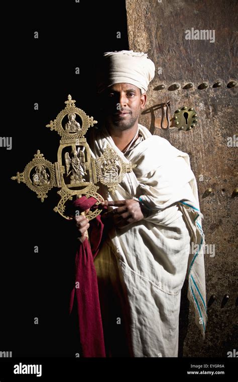 Ethiopian Orthodox Priest Holding Cross Hi Res Stock Photography And