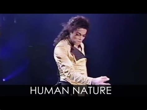 Human nature is an r&b song by american recording artist michael jackson. Michael Jackson - "Human Nature" live Dangerous Tour ...